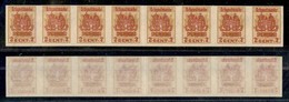 21934 OCCUPAZIONI - AUSTRIACA - 1918 - Recapito Autorizzato - 2 Cent Su 1 Cent Spilimbergo (58) - Striscia Orizzontale D - Andere & Zonder Classificatie