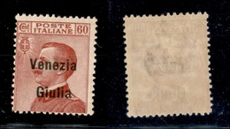 21993 OCCUPAZIONI - VENEZIA GIULIA - 1918 - 60 Cent (28) - Gomma Originale (240) - Andere & Zonder Classificatie