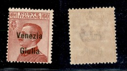 21993 OCCUPAZIONI - VENEZIA GIULIA - 1918 - 60 Cent (28) - Gomma Originale (240) - Sonstige & Ohne Zuordnung