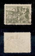 22050 OCCUPAZIONI - FIUME - 1919 - 10 Corone Veduta (A48) - Carta A - Usato (130) - Andere & Zonder Classificatie