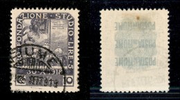 22057 OCCUPAZIONI - FIUME - 1919 – 10 Corone (73) Usato (60) - Andere & Zonder Classificatie