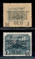 22095 OCCUPAZIONI - FIUME - 1921 - Segnatasse - 30 Cent Su 1 Corona (20za) Con Decalco - Gomma Integra (90) - Andere & Zonder Classificatie