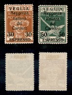 22162 OCCUPAZIONI - VEGLIA - 1920 - Espressi Di Fiume Soprastampati (1/2) - Serie Completa Di 2 Valori - Nuovi Senza Gom - Andere & Zonder Classificatie