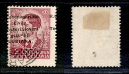 22198 OCCUPAZIONI - LUBIANA - 1941 – 2 Din (22d) Con Soprastampa Obliqua (a Cavallo) – Usato - Altri & Non Classificati