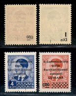 22207 OCCUPAZIONI - LUBIANA - 1941 - Nuovo Valore (39n+40n) - Serie Completa Con Decalco Del Nuovo Valore - Gomma Integr - Altri & Non Classificati