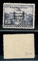 22210 OCCUPAZIONI - LUBIANA - 1941 - 2 Din (3i-Aerea) Errore Ivile - Gomma Integra (75) - Andere & Zonder Classificatie