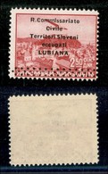 22211 OCCUPAZIONI - LUBIANA - 1941 - 2,50 Din (4-Aerea) - Gomma Integra (62) - Andere & Zonder Classificatie