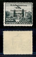 22214 OCCUPAZIONI - LUBIANA - 1941 - 20 Din (7-Aerea) - Gomma Integra (275) - Altri & Non Classificati