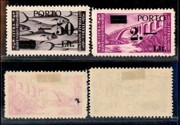 22397 OCCUPAZIONE JUGOSLAVA - ISTRIA E LITORALE SLOVENO - 1946 - Segnatasse (6/III+7/III) - Serie Completa - Gomma Origi - Autres & Non Classés