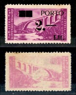 22398 OCCUPAZIONE JUGOSLAVA - ISTRIA E LITORALE SLOVENO - 1946 - Segnatasse - 2 Lire Su 20 (7A/II) - Gomma Integra - Andere & Zonder Classificatie