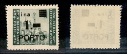 22403 OCCUPAZIONE JUGOSLAVA - ISTRIA E LITORALE SLOVENO - 1946 - Segnatasse - 1 Lira Su 1 (8k) Con Punto Quadrato - Gomm - Autres & Non Classés