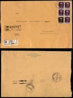 22438 OCCUPAZIONE TEDESCA - LUBIANA - Raccomandata Del 19.8.1944 Da Lubiana Per Logatec Affrancata Con 30 Cent (6) + Cin - Andere & Zonder Classificatie