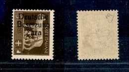 22442 OCCUPAZIONE TEDESCA - ZARA - 1943 - 5 Cent (1n-secondo Tipo) - Seconda A Di Zara In Grassetto - Nuovo Con Gomma (3 - Autres & Non Classés