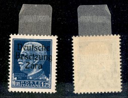 22458 OCCUPAZIONE TEDESCA - ZARA - 1943 – 1,25 Lire (10/I) – Gomma Originale E Prima Linguella (25) - Sonstige & Ohne Zuordnung