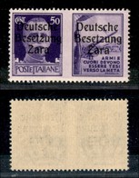 22472 OCCUPAZIONE TEDESCA - ZARA - 1943 – 50 Cent Esercito (21/I) – Gomma Integra (60) - Sonstige & Ohne Zuordnung