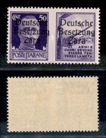 22474 OCCUPAZIONE TEDESCA - ZARA - 1943 – 50 Cent Esercito (21/II) – Gomma Originale (24) - Sonstige & Ohne Zuordnung