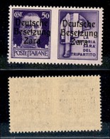 22479 OCCUPAZIONE TEDESCA - ZARA - 1943 – 50 Cent Milizia (23/I) – Gomma Integra (60) - Sonstige & Ohne Zuordnung