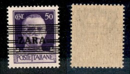 22482 OCCUPAZIONE TEDESCA - ZARA - 1943 – 50 Cent (24/II) – A Larghe – Gomma Integra (150) - Sonstige & Ohne Zuordnung