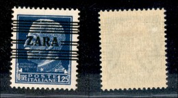 22490 OCCUPAZIONE TEDESCA - ZARA - 1943 – 1,25 Lire (26/I) – Gomma Originale (110) - Andere & Zonder Classificatie