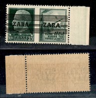 22496 OCCUPAZIONE TEDESCA - ZARA - 1943 - 25 Cent Esercito (28/III+II - Seconda A Stretta - Gomma Integra Bruna (450) - Andere & Zonder Classificatie