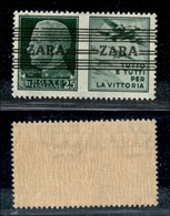 22498 OCCUPAZIONE TEDESCA - ZARA - 1943 - 25 Cent Aviazione (29/II) - A Larghe - Gomma Integra (180) - Sonstige & Ohne Zuordnung