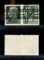 22499 OCCUPAZIONE TEDESCA - ZARA - 1943 - 25 Cent Milizia Soprastampato (30) - Usato (40) - Andere & Zonder Classificatie