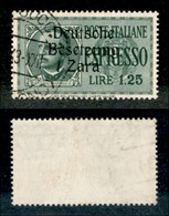 22552 OCCUPAZIONE TEDESCA - ZARA - 1943 - 1,25 Lire (1) Usato (75) - Sonstige & Ohne Zuordnung