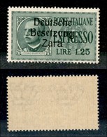 22554 OCCUPAZIONE TEDESCA - ZARA - 1943 - Espressi - 1,25 Lire (1u) - A Diversa (pos.23) - Gomma Integra (112) - Sonstige & Ohne Zuordnung