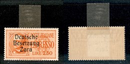 22558 OCCUPAZIONE TEDESCA - ZARA - 1943 - Espressi - 2,50 Lire (2w) - Z Stretta - Gomma Originale Con Prima Linguella (3 - Autres & Non Classés