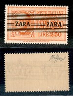 22560 OCCUPAZIONE TEDESCA - ZARA - 1943 - 2,50 Lire Espresso (4) - Gomma Integra - Caffaz (375) - Autres & Non Classés