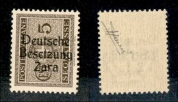 22563 OCCUPAZIONE TEDESCA - ZARA - 1943 - Segnatasse - 5 Cent (1/I) - Gomma Integra - Sorani (100) - Andere & Zonder Classificatie