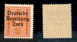 22568 OCCUPAZIONE TEDESCA - ZARA - 1943 - Segnatasse - 30 Cent (5/II) - Gomma Integra (100) - Sonstige & Ohne Zuordnung