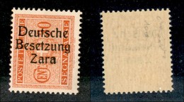 22569 OCCUPAZIONE TEDESCA - ZARA - 1943 - Segnatasse - 30 Cent (5/IlI) - Seconda A In Grassetto (pos.91) - Gomma Integra - Andere & Zonder Classificatie