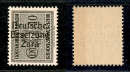 22571 OCCUPAZIONE TEDESCA - ZARA - 1943 - 40 Cent (6g-Segnatasse) Con D Rotta In Basso (pos.39) - Gomma Integra - Cert.  - Autres & Non Classés