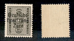 22572 OCCUPAZIONE TEDESCA - ZARA - 1943 - Segnatasse - 40 Cent (6/I) - Gomma Integra (100) - Andere & Zonder Classificatie