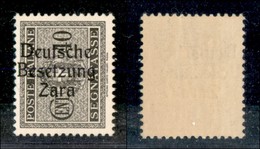 22573 OCCUPAZIONE TEDESCA - ZARA - 1943 - Segnatasse - 40 Cent (6/II) - Gomma Integra (100) - Andere & Zonder Classificatie