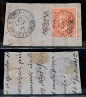 22598 UFFICI POSTALI ESTERO - LEVANTE - Tunisi Poste Italiane 17.12.71 + 235 A Puti (P.ti 4) - 40 Cent (20-Regno) Su Fra - Autres & Non Classés