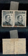 22681 UFFICI POSTALI ESTERO - COSTANTINOPOLI - 1908 - 30 Para Su 15 Cent (15a-varietà Cb+ag) - Carta Sottile In Coppia O - Sonstige & Ohne Zuordnung