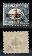 22726 UFFICI POSTALI ESTERO - COSTANTINOPOLI - 1922 - Segnatasse - 1 Lira (4) - Gomma Originale (100) - Sonstige & Ohne Zuordnung