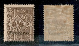 22774 UFFICI POSTALI IN CINA - PECHINO - 1917 - 1 Cent (8) - Gomma Originale (60) - Autres & Non Classés