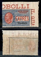 22830 UFFICI POSTALI IN CINA - TIENTSIN - 1917 - Espressi - 30 Cent (1) Angolo Di Foglio - Gomma Originale (28) - Autres & Non Classés