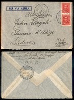 22858 COLONIE ITALIANE - A.O.I. - Arubo Galla E Sidama (P.ti 10) - Coppia Del 75 Cent (200 Eritrea) Su Aerogramma Per Pa - Sonstige & Ohne Zuordnung