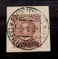 22893 COLONIE ITALIANE - CASTELROSSO - 1922 - 85 Cent Michetti Soprastampato (9) - Su Frammento 5.1.1923 (100) - Sonstige & Ohne Zuordnung