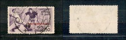 22928 COLONIE ITALIANE - EGEO - 1934 - 50 Cent Calcio Soprastampato (77) - Usato (100) - Sonstige & Ohne Zuordnung