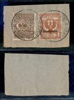 22978 COLONIE ITALIANE - EGEO - Stampalia - 2 Cent (1) + 1 Cent (68-Regno) Su Frammento Del 3.8.17 - Sonstige & Ohne Zuordnung