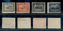 23003 COLONIE ITALIANE - ERITREA - 1910/1914 - Soggetti Africani (34/37) - Serie Completa Di 4 Valori - Usati (65) - Autres & Non Classés