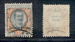 23031 COLONIE ITALIANE - ERITREA - 1925 - 2 Lire Floreale Soprastampato (95) - Usato (160) - Sonstige & Ohne Zuordnung