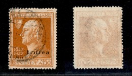 23035 COLONIE ITALIANE - ERITREA - 1927 – 50 Cent Volta (121) Usato (35) - Autres & Non Classés