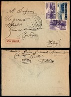 23104 COLONIE ITALIANE - ETIOPIA - Addis Abeba – Due 20 Cent (2) + 1 Lira (21 Aerea – Eritrea) – Aerogramma Per Rovigo D - Sonstige & Ohne Zuordnung