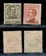 23118 COLONIE ITALIANE - LIBIA - 1917/1918 – 45 Cent Floreale + 60 Cent Michetti Soprastampati (18/19) Serie Completa Di - Autres & Non Classés